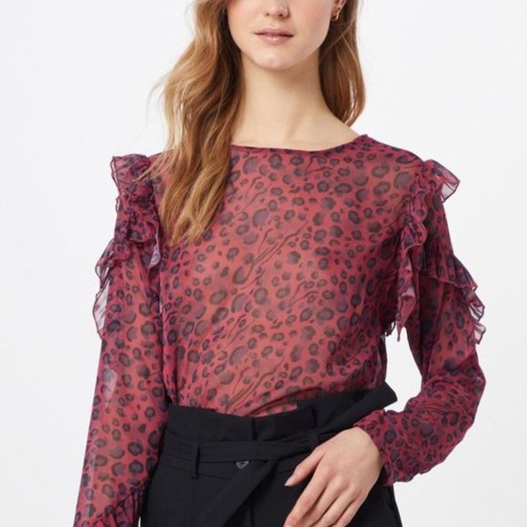 CATWALK JUNKIE WILD BERRY BLOUSE - Picture 6 of 16